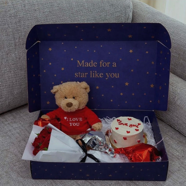 Teddy bear + two types of Kinder