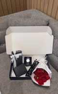 Watch + Perfume + Wallet + Prayer Beads + Flowers