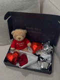 Love Teddy Bear + Roses + Balloons