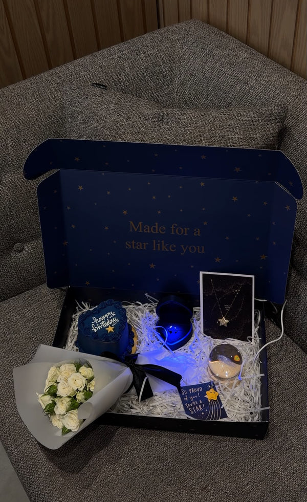 Cake + Flowers + Necklace + Lamp + Keychain + Ring
